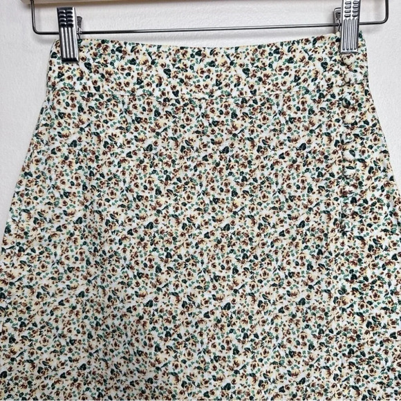 Zara Womens Xsmall Floral Ditsy Skort - Picture 5 of 11